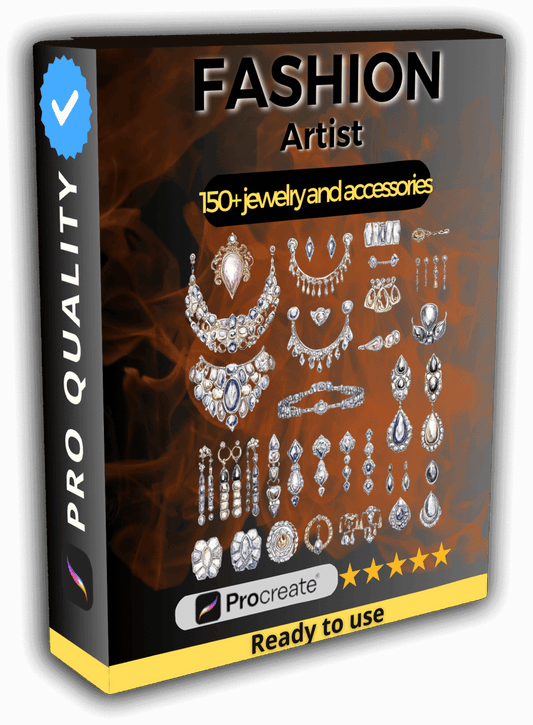 150+ Jewelry and Accessories - PROCREATE FASHION ARTIST