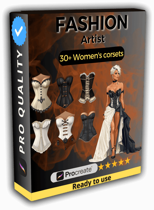 30+ Women's Corsets - PROCREATE FASHION ARTIST