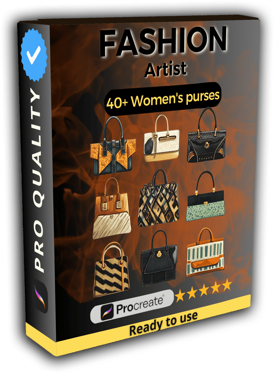 40+ Women's Purses - PROCREATE FASHION ARTIST